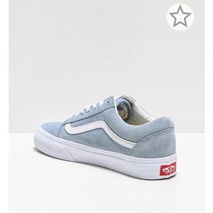 Vans Old Skool Blue Fog Suede Skate Shoes Size 7.5 Women’s
